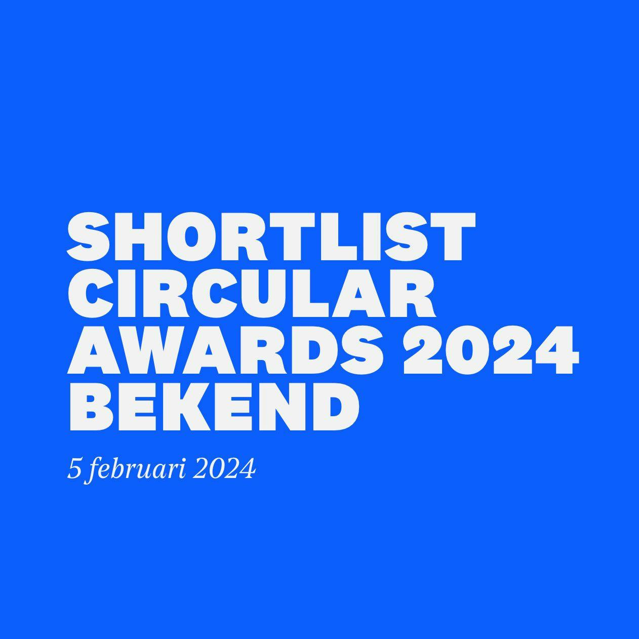 CircuLaw op shortlist voor de Circular Awards!image